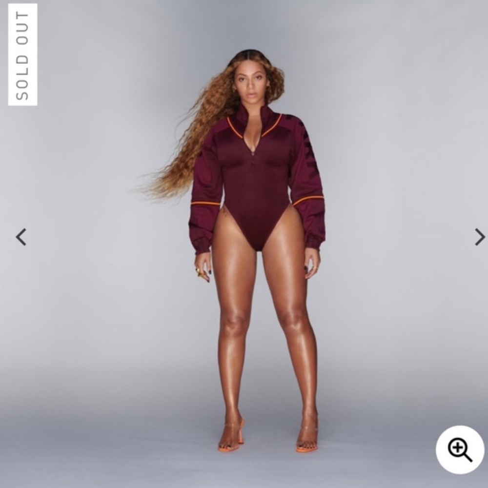 NWT* Ivy Park Burgundy Long Sleeve Bodysuit